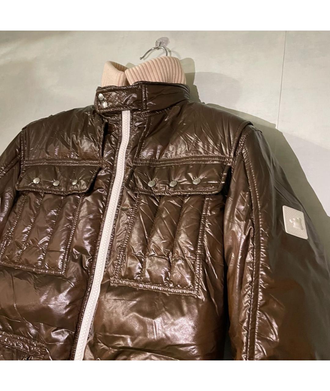 MONTECORE Коричневый полиэстеровый пуховик, фото 7