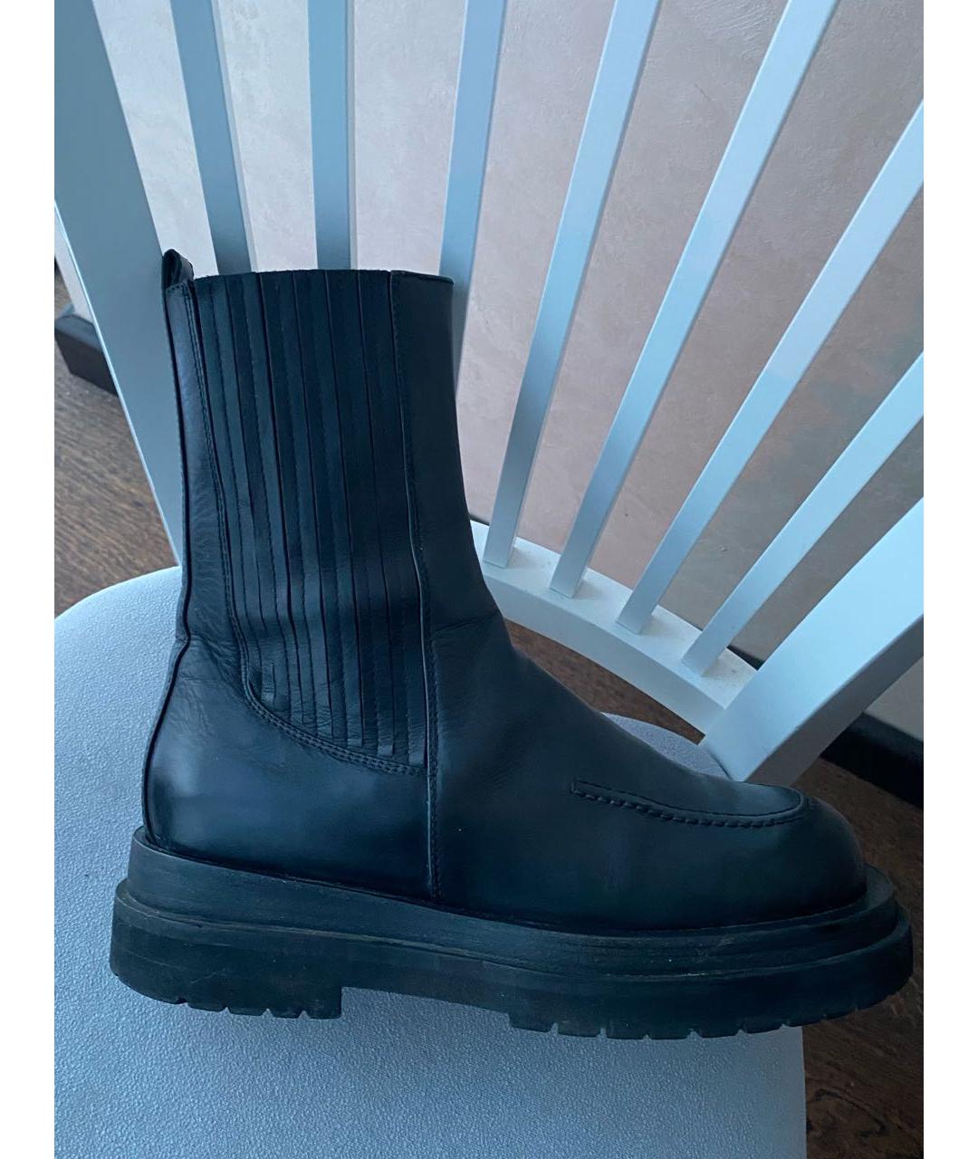 MAGDA BUTRYM Черные кожаные ботинки, фото 7