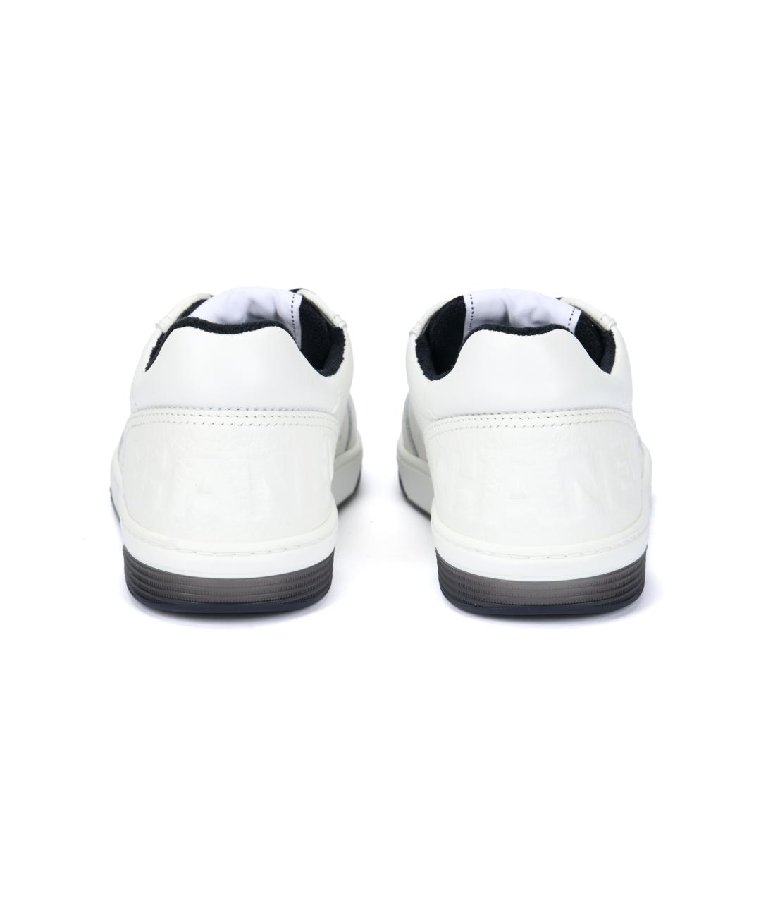 CHANEL Белые кожаные кеды, фото 4