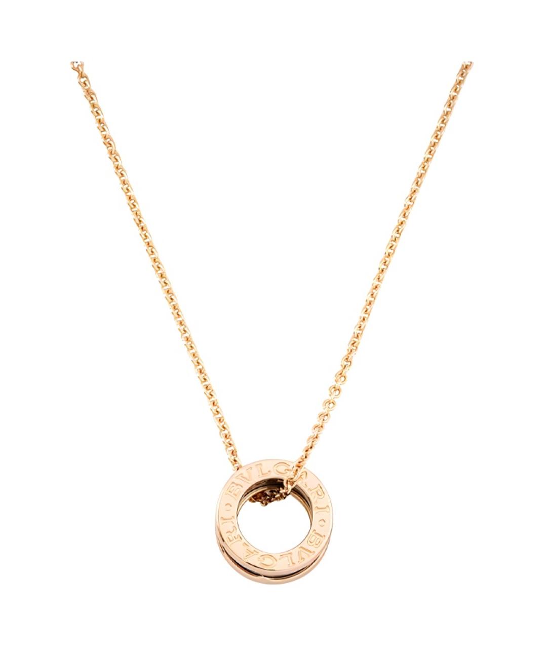 BVLGARI Золотая подвеска из розового золота, фото 3
