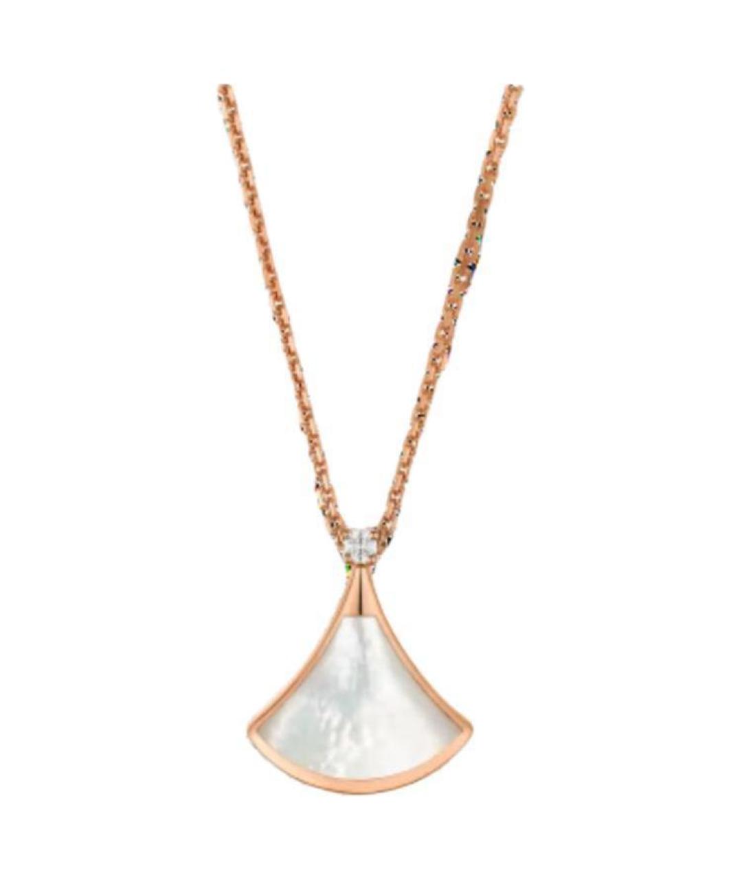 BVLGARI Золотая подвеска из розового золота, фото 1