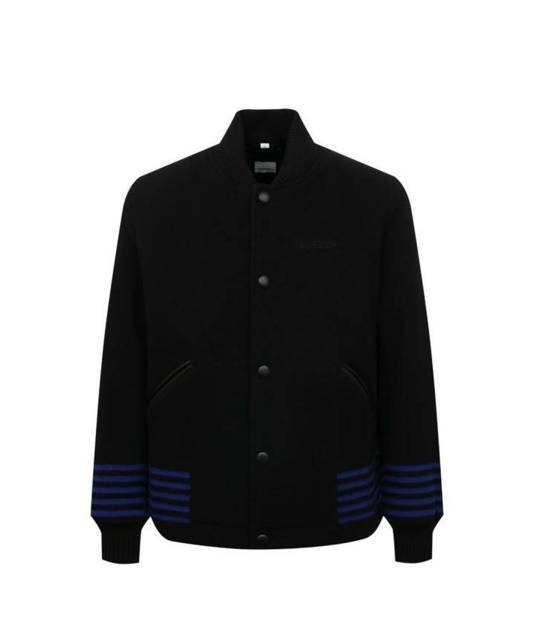 BURBERRY Черная шерстяная куртка, фото 5