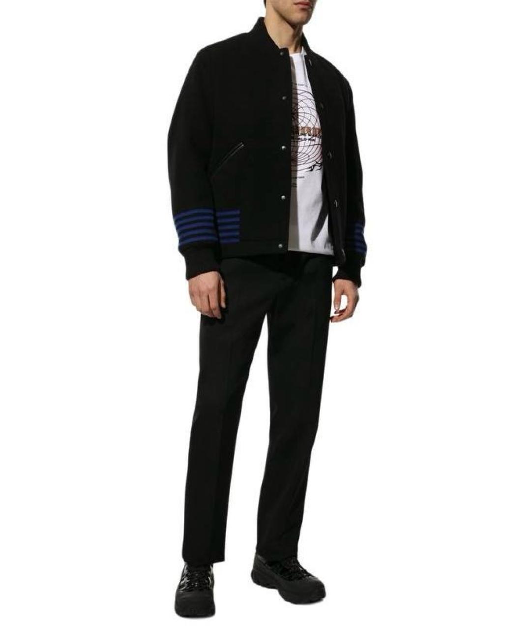 BURBERRY Черная шерстяная куртка, фото 4