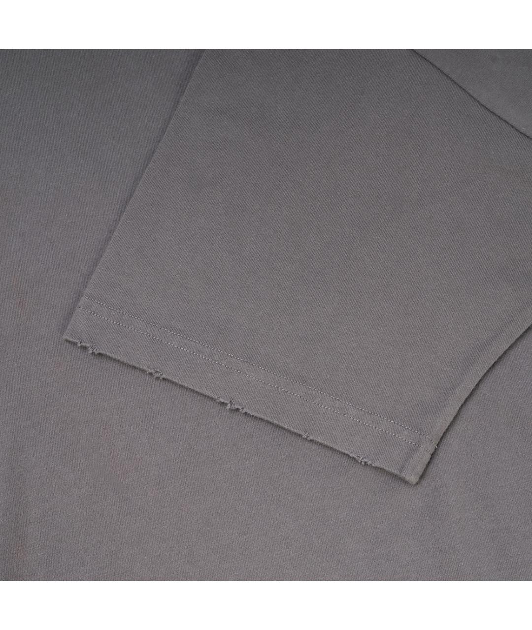 BALENCIAGA Серая футболка, фото 7