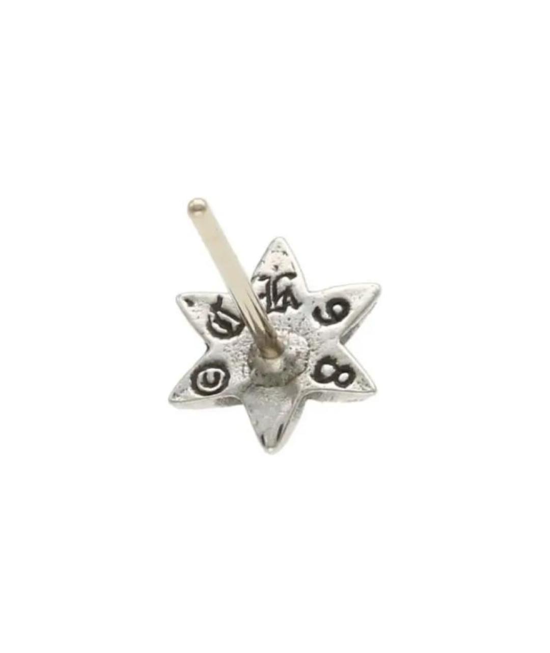 CHROME HEARTS Серебряные серьги, фото 2