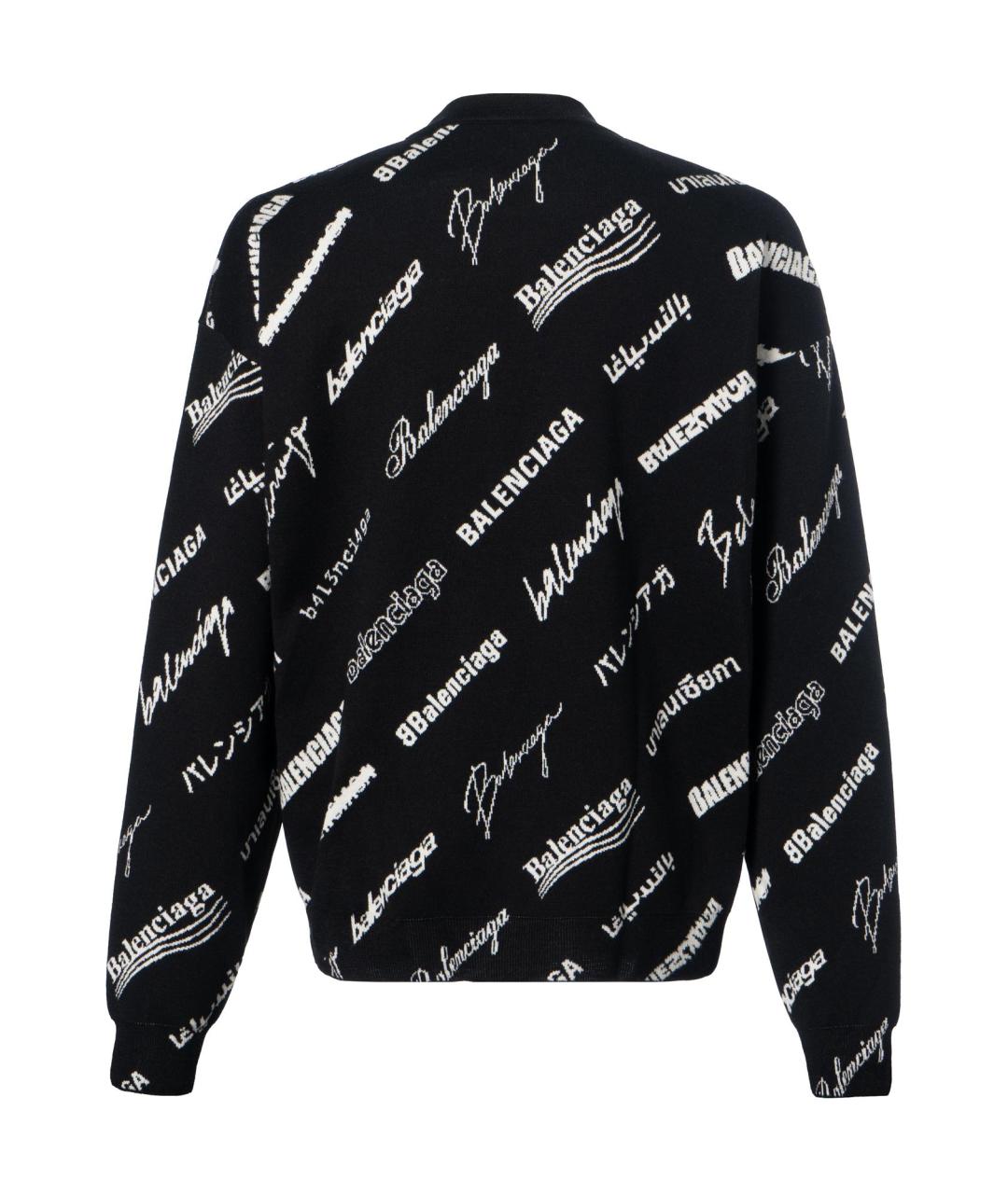 BALENCIAGA Черный джемпер / свитер, фото 2