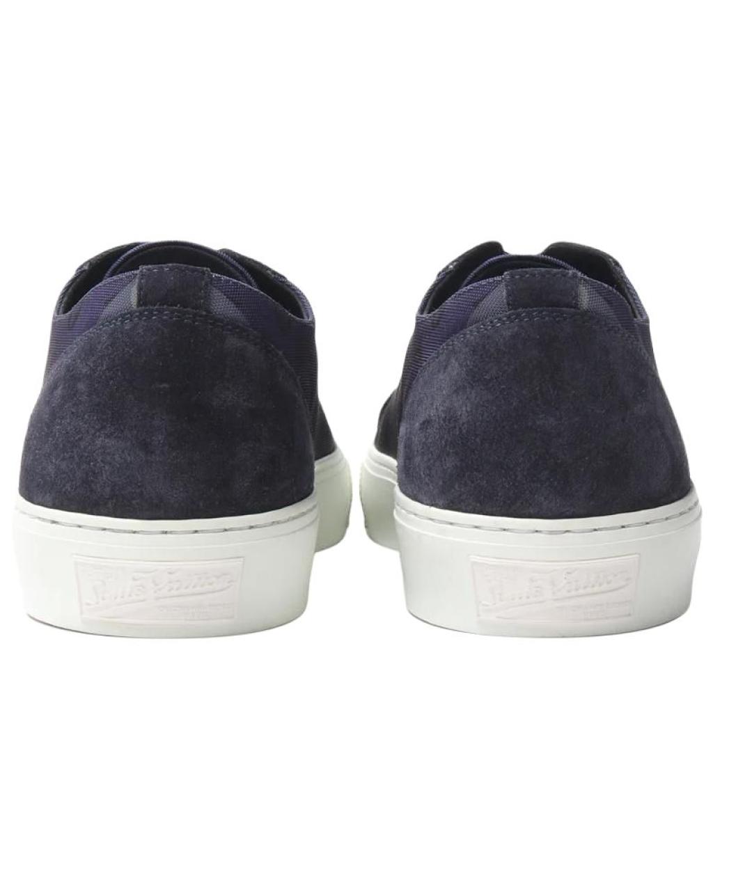 LOUIS VUITTON Синие низкие кроссовки / кеды, фото 6