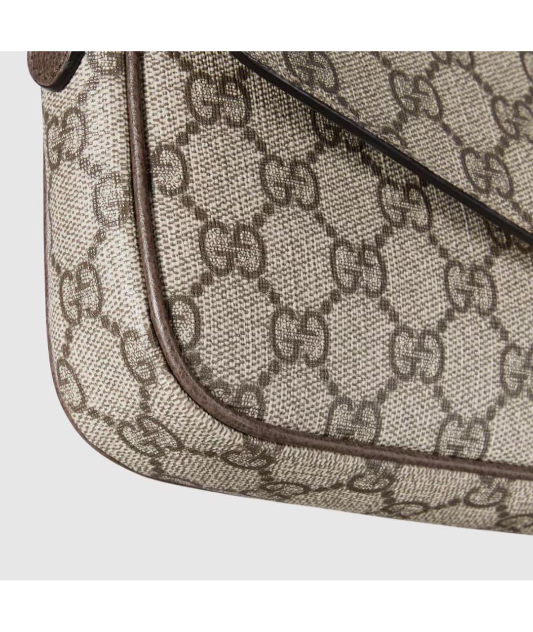 GUCCI Коричневая сумка через плечо, фото 3