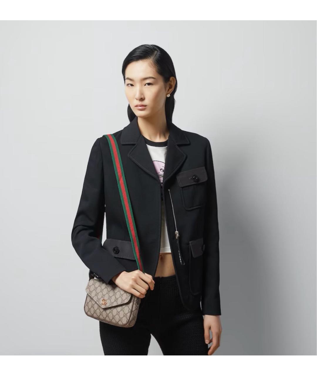 GUCCI Коричневая сумка через плечо, фото 2