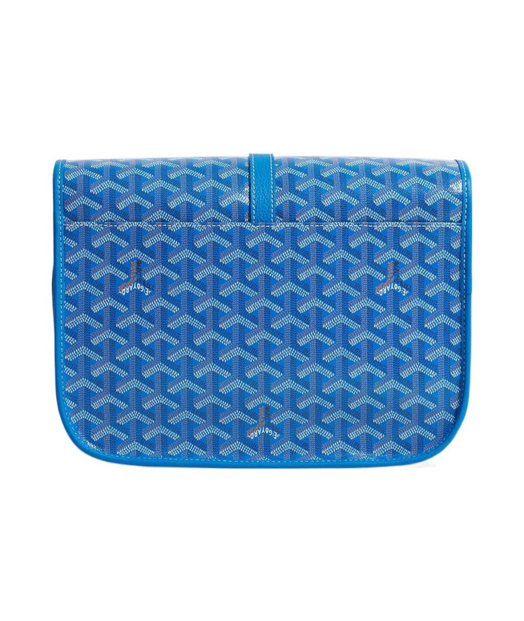 GOYARD Синяя сумка через плечо, фото 3