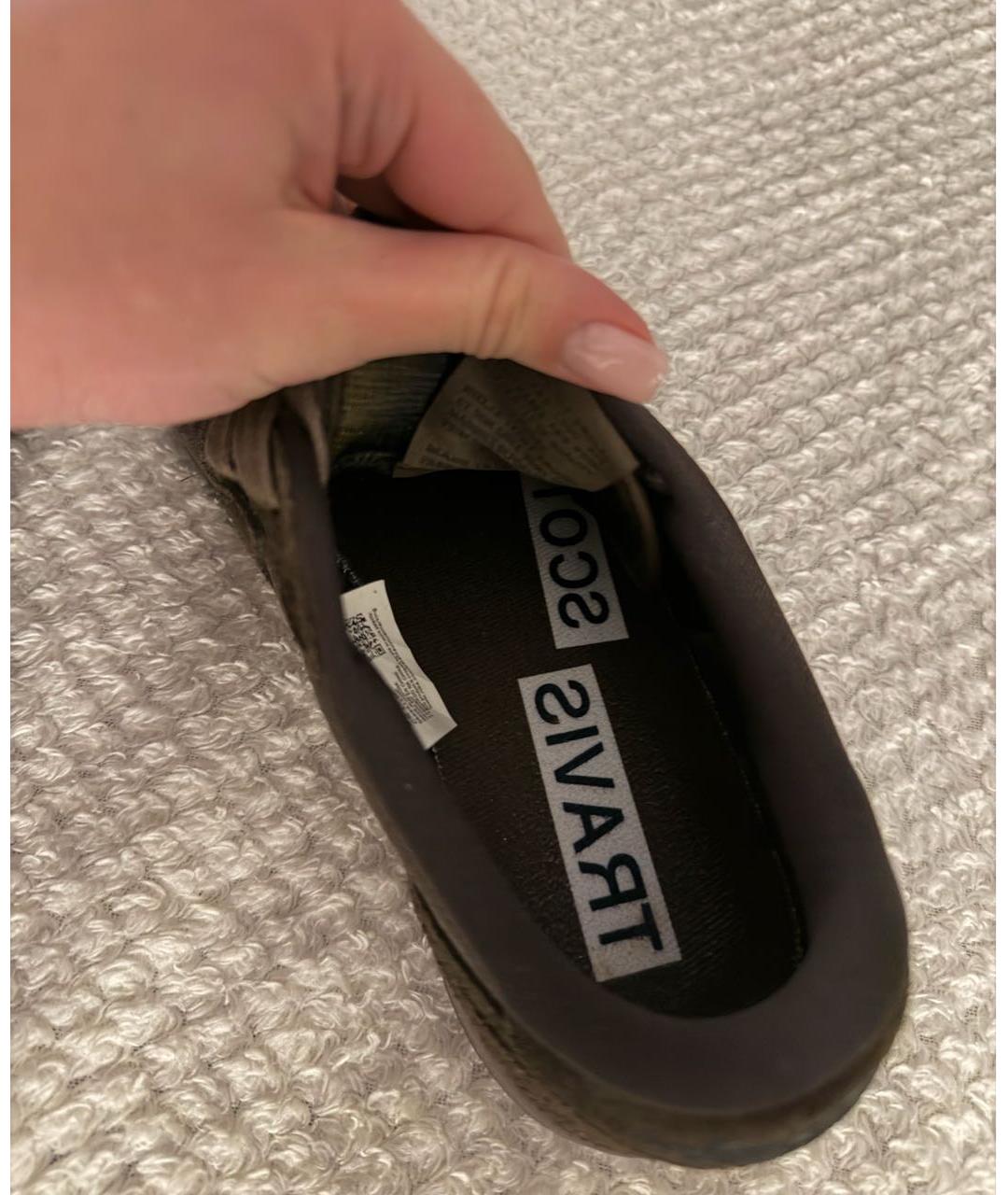 JORDAN Коричневые замшевые низкие кроссовки / кеды, фото 5