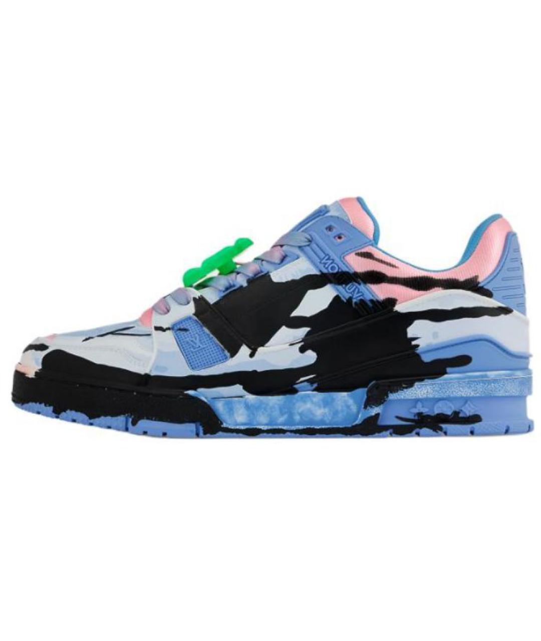 LOUIS VUITTON Мульти кожаные кроссовки, фото 2