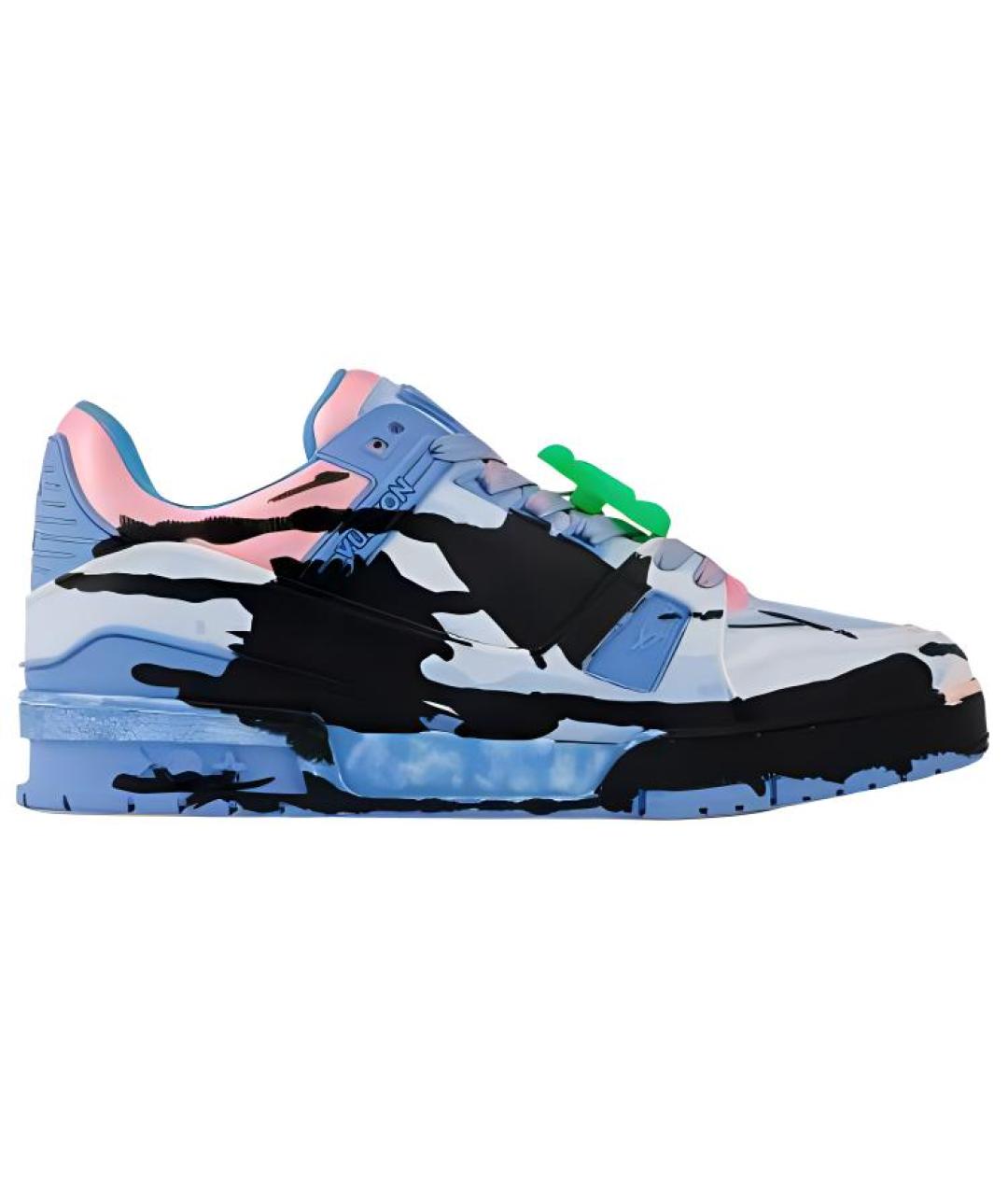 LOUIS VUITTON Мульти кожаные кроссовки, фото 6