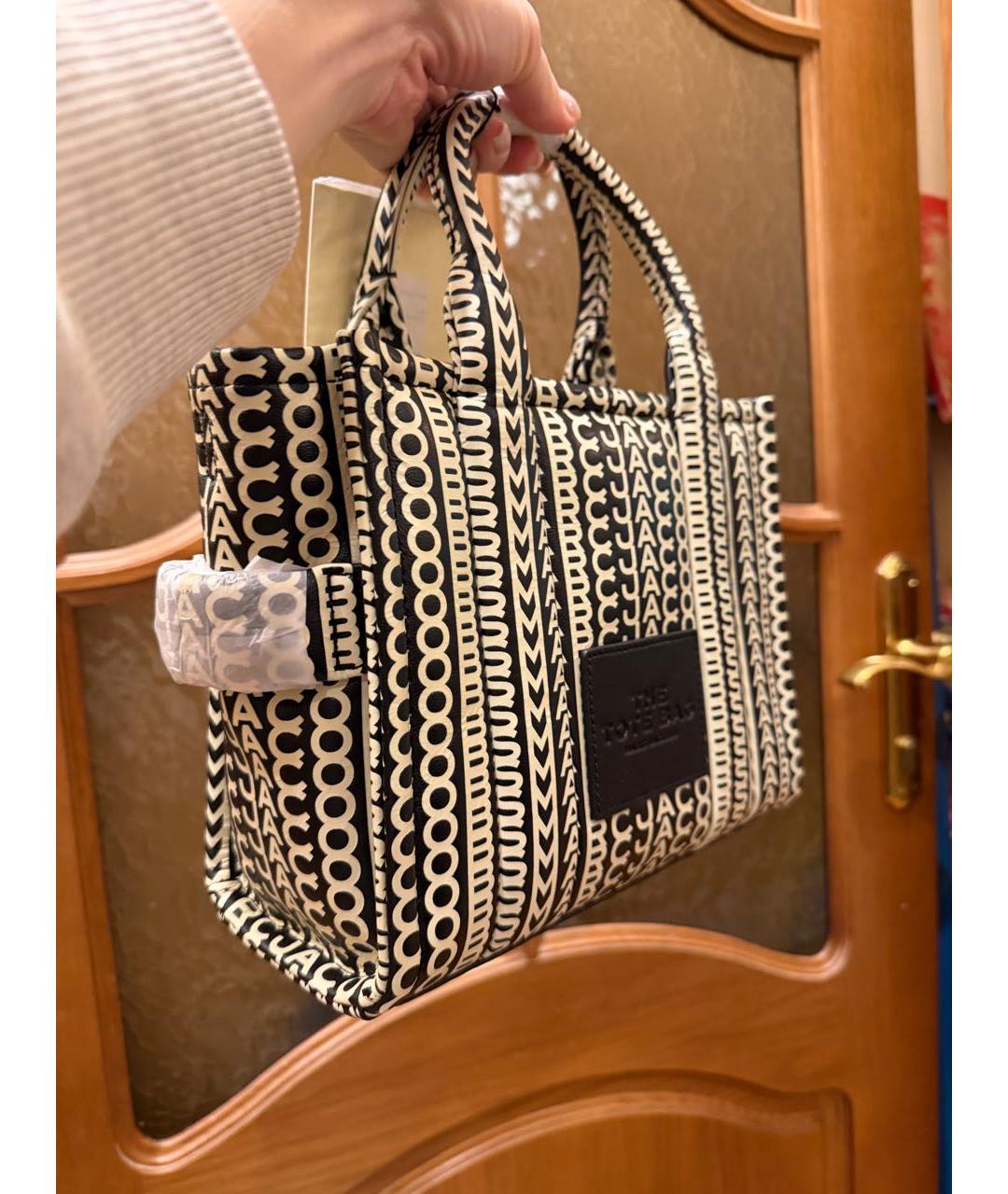 MARC JACOBS Белая кожаная сумка тоут, фото 2