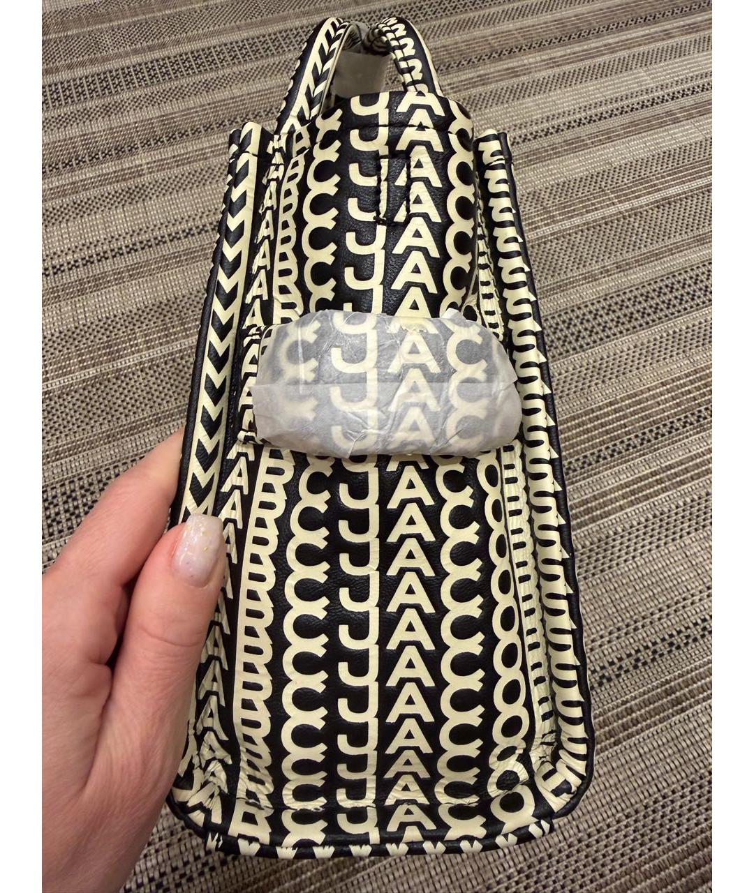 MARC JACOBS Белая кожаная сумка тоут, фото 6