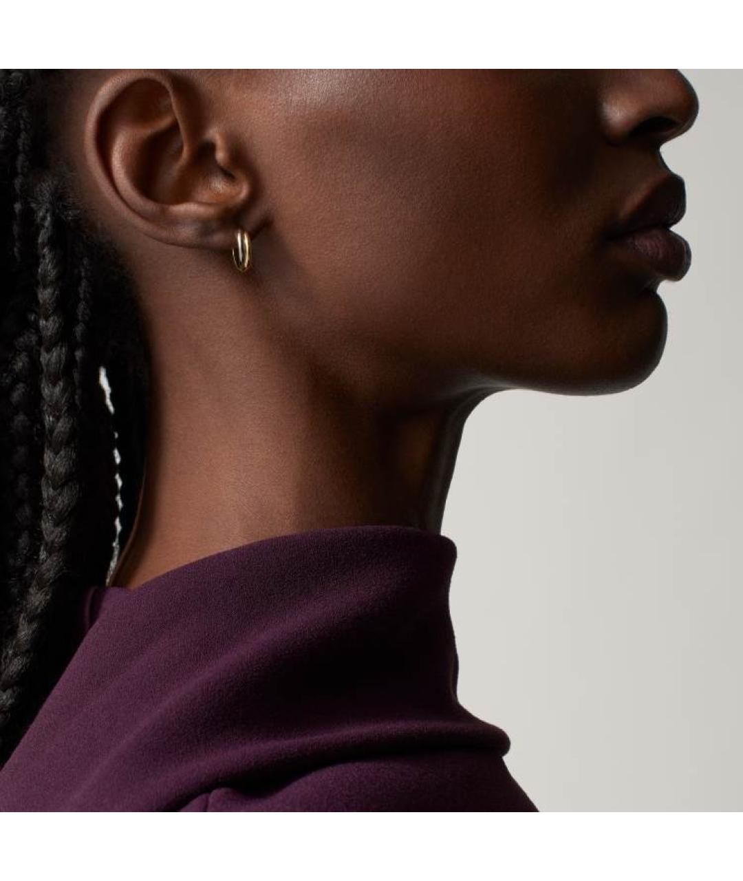 CARTIER Золотые серьги из белого золота, фото 3