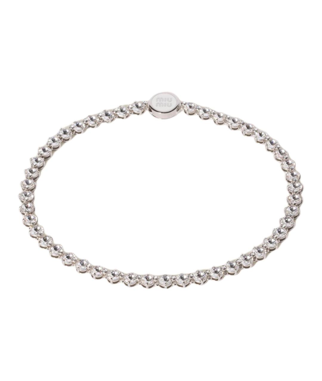 MIU MIU Белая латунная цепочка, фото 1