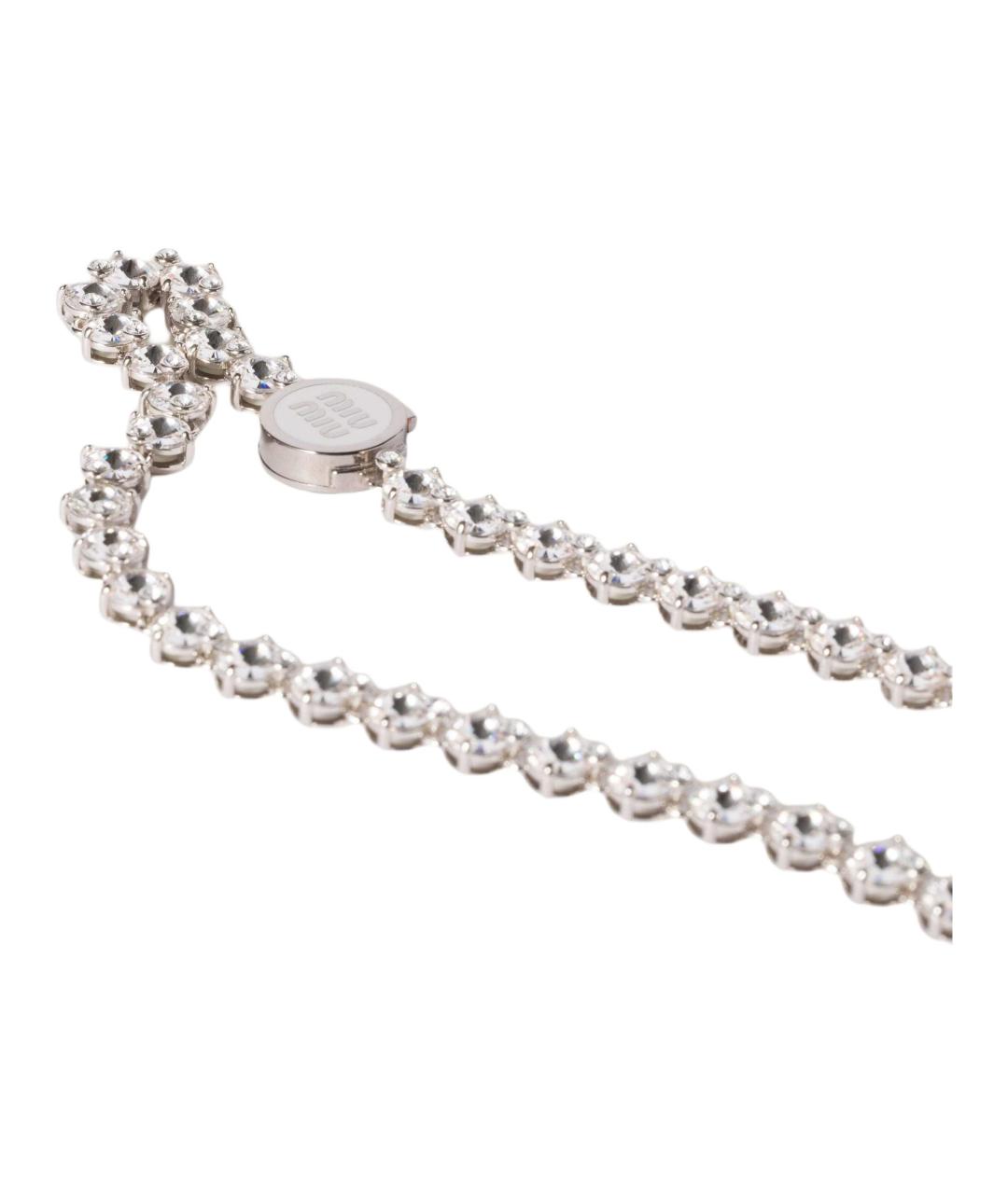 MIU MIU Белая латунная цепочка, фото 2