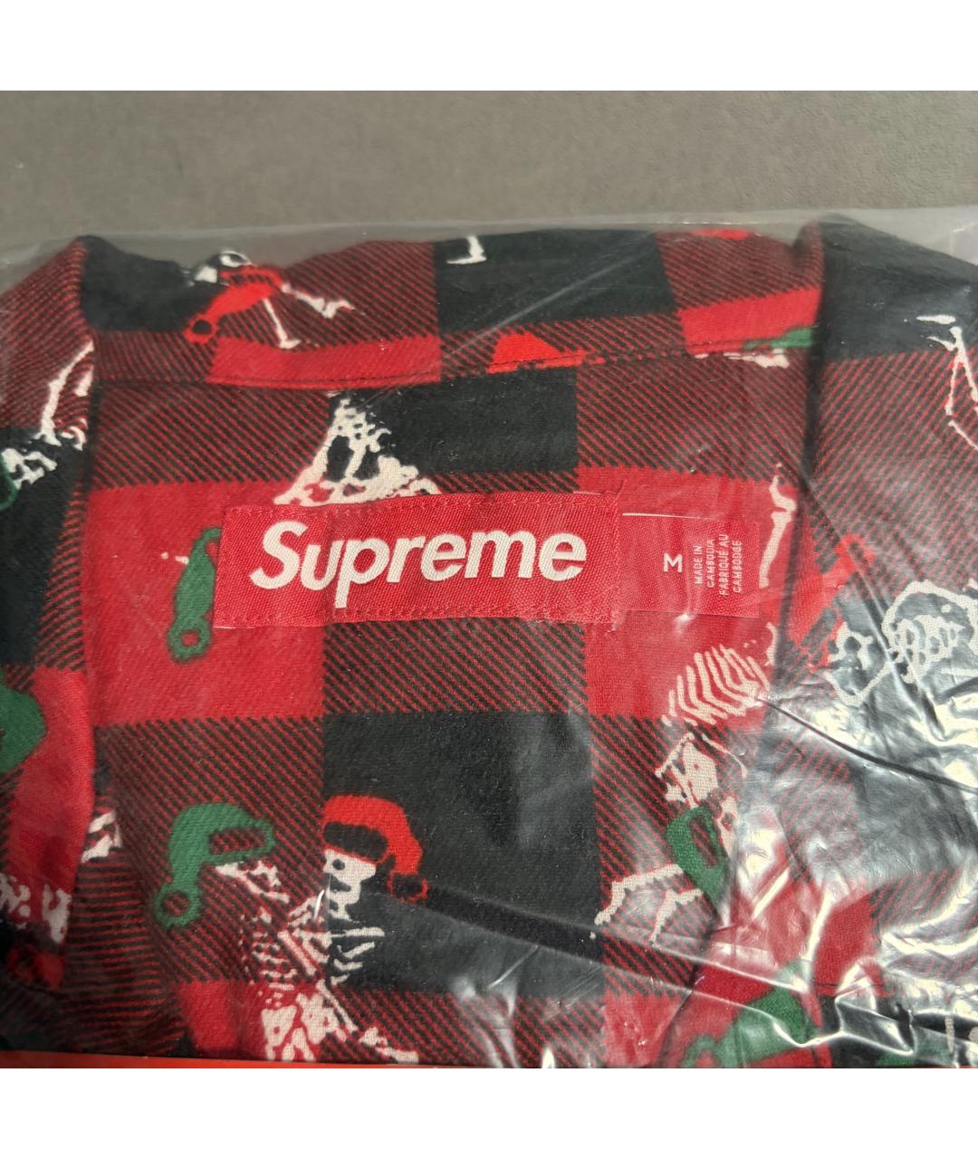 SUPREME Красная хлопковая пижама, фото 7