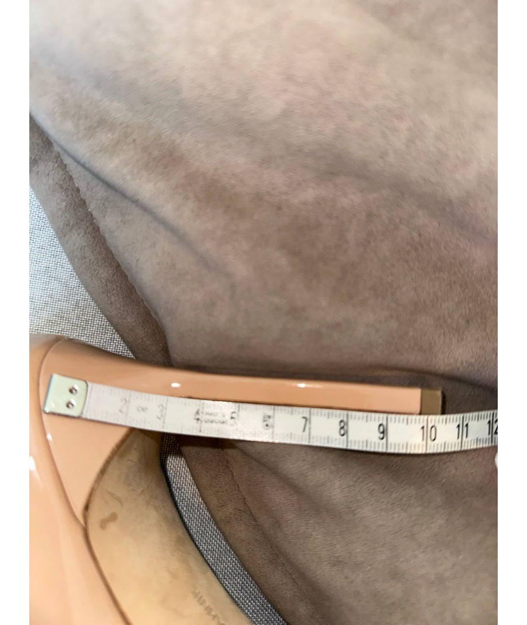 MANOLO BLAHNIK Бежевые туфли, фото 7