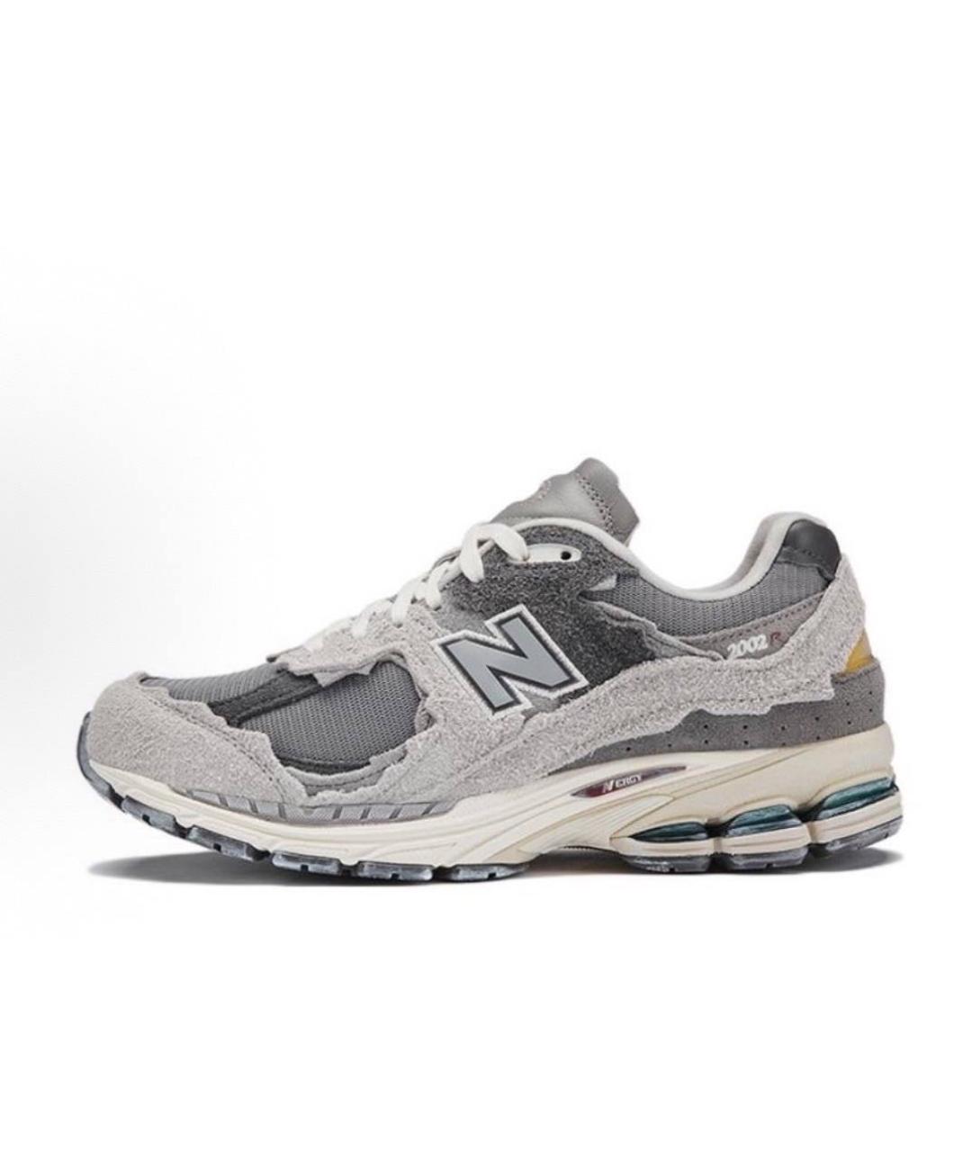 NEW BALANCE Серые текстильные кроссовки, фото 7