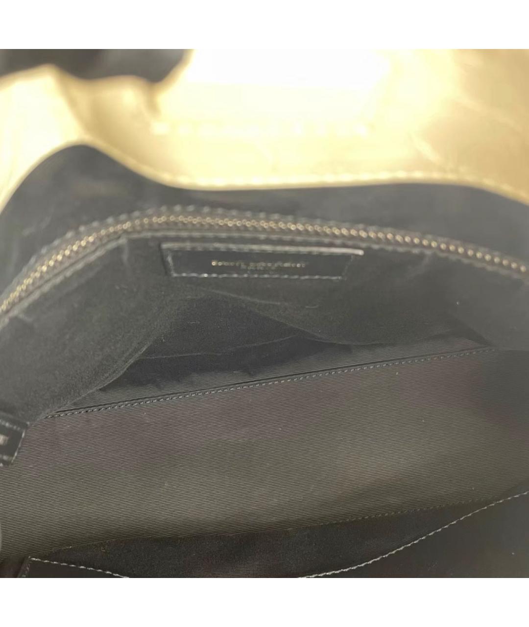 SAINT LAURENT Бежевая кожаная сумка тоут, фото 8