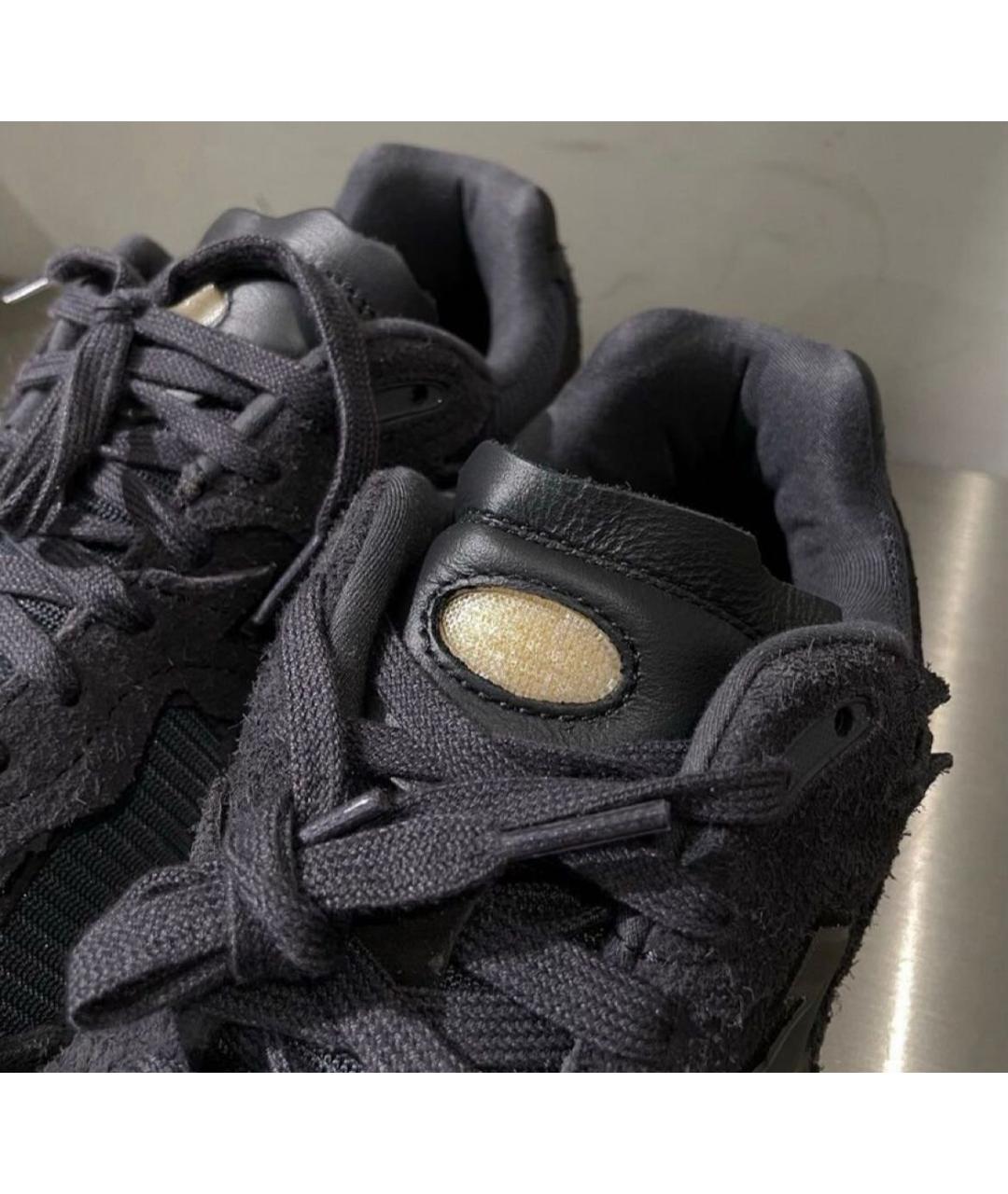 NEW BALANCE Черные замшевые низкие кроссовки / кеды, фото 6