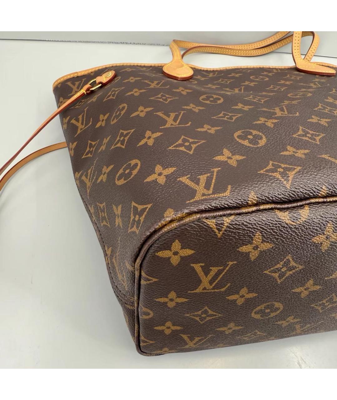 LOUIS VUITTON Коричневая сумка тоут, фото 6