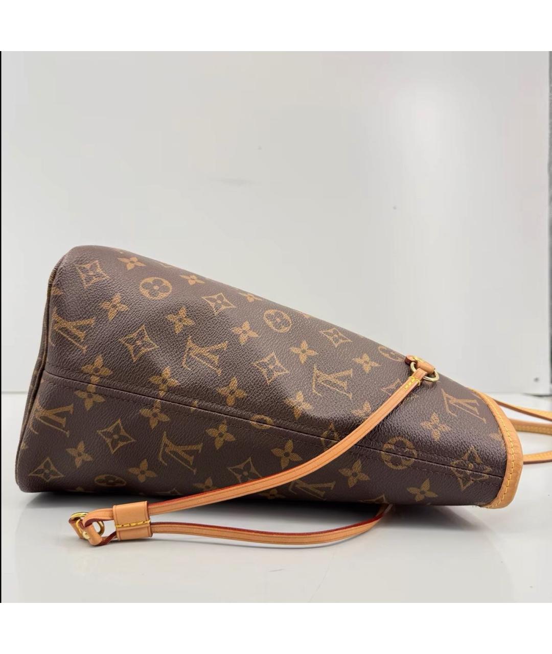 LOUIS VUITTON Коричневая сумка тоут, фото 4