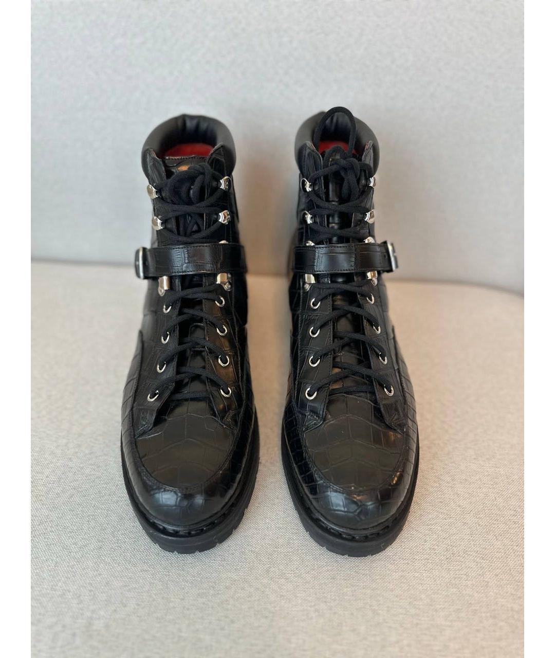 HERMES Черные низкие ботинки, фото 2