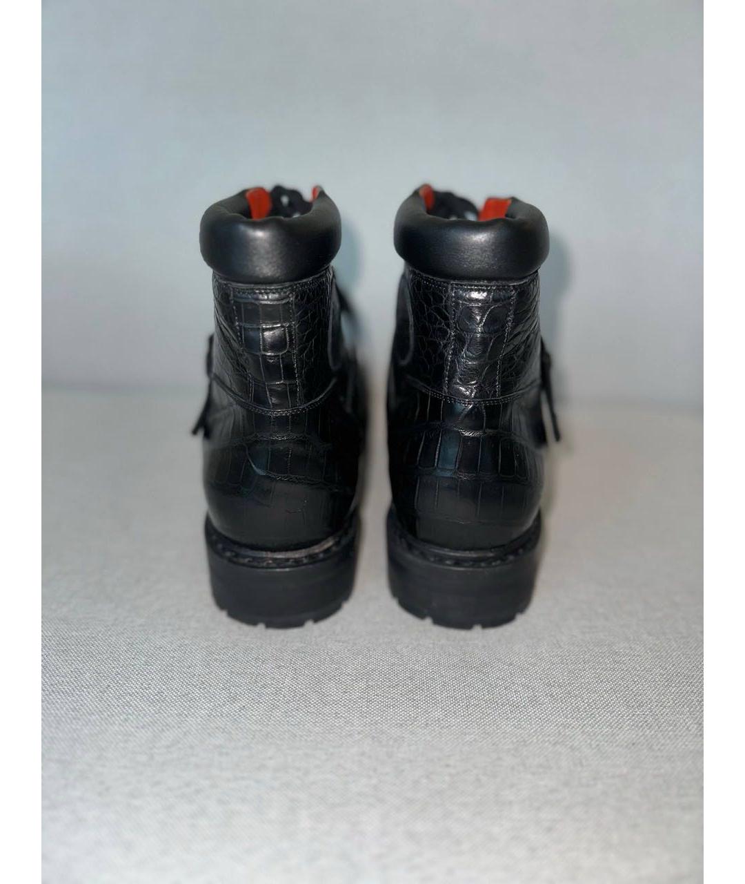 HERMES Черные низкие ботинки, фото 3