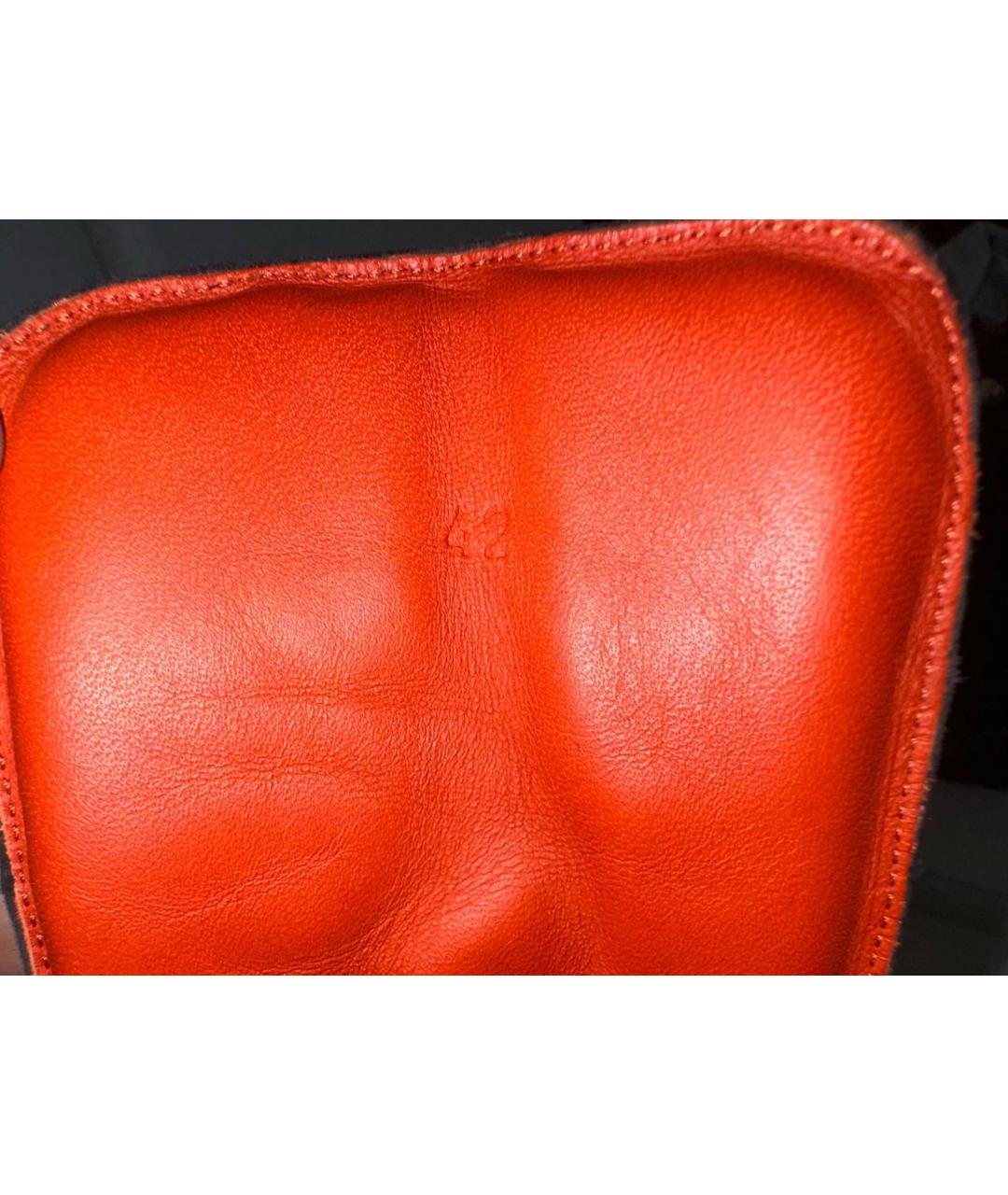 HERMES Черные низкие ботинки, фото 7