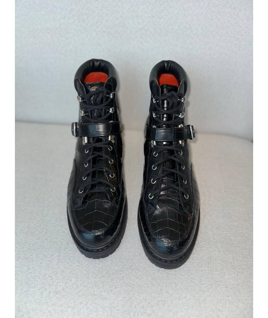 HERMES Черные низкие ботинки, фото 5