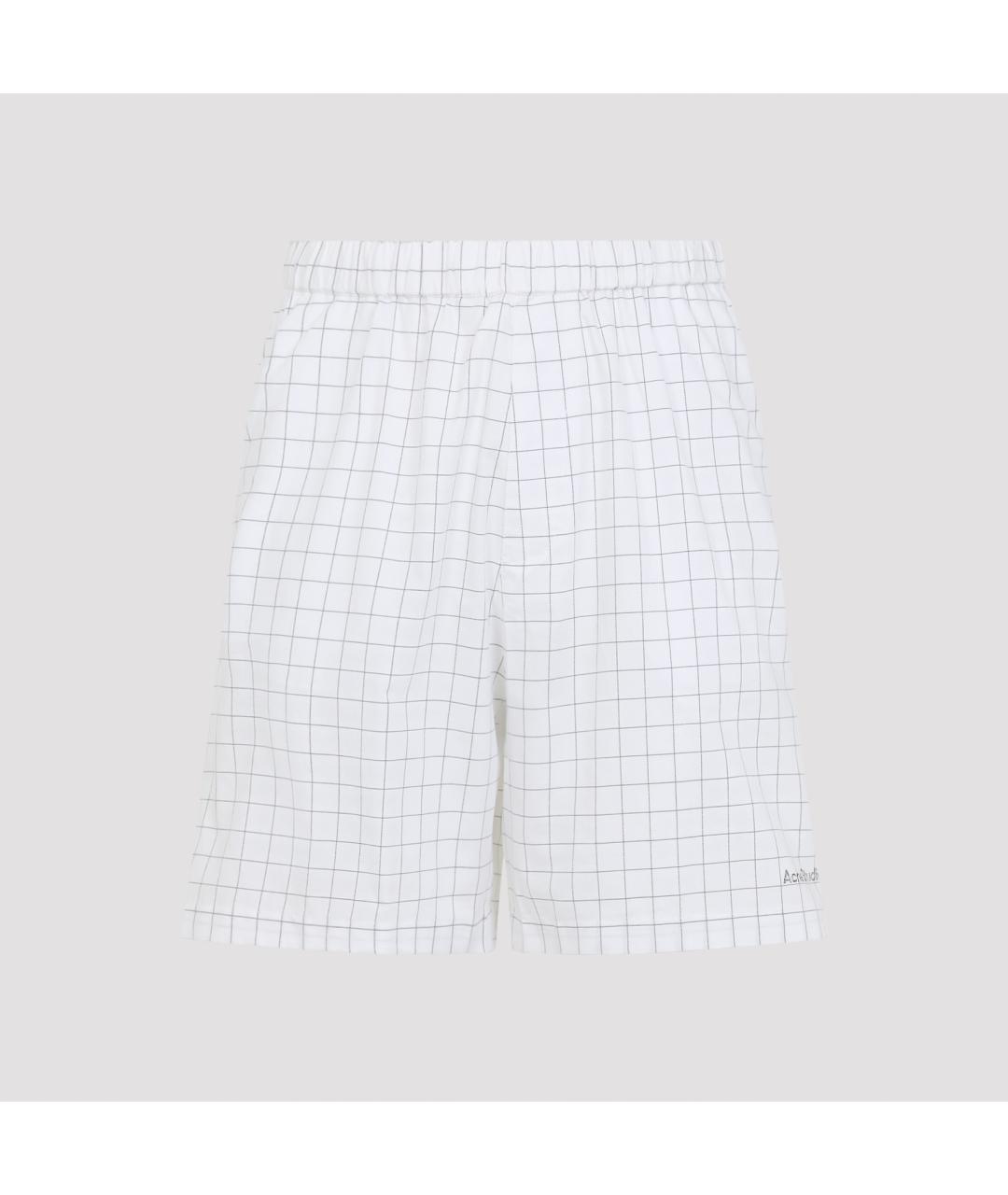 ACNE STUDIOS Белые хлопковые шорты, фото 2