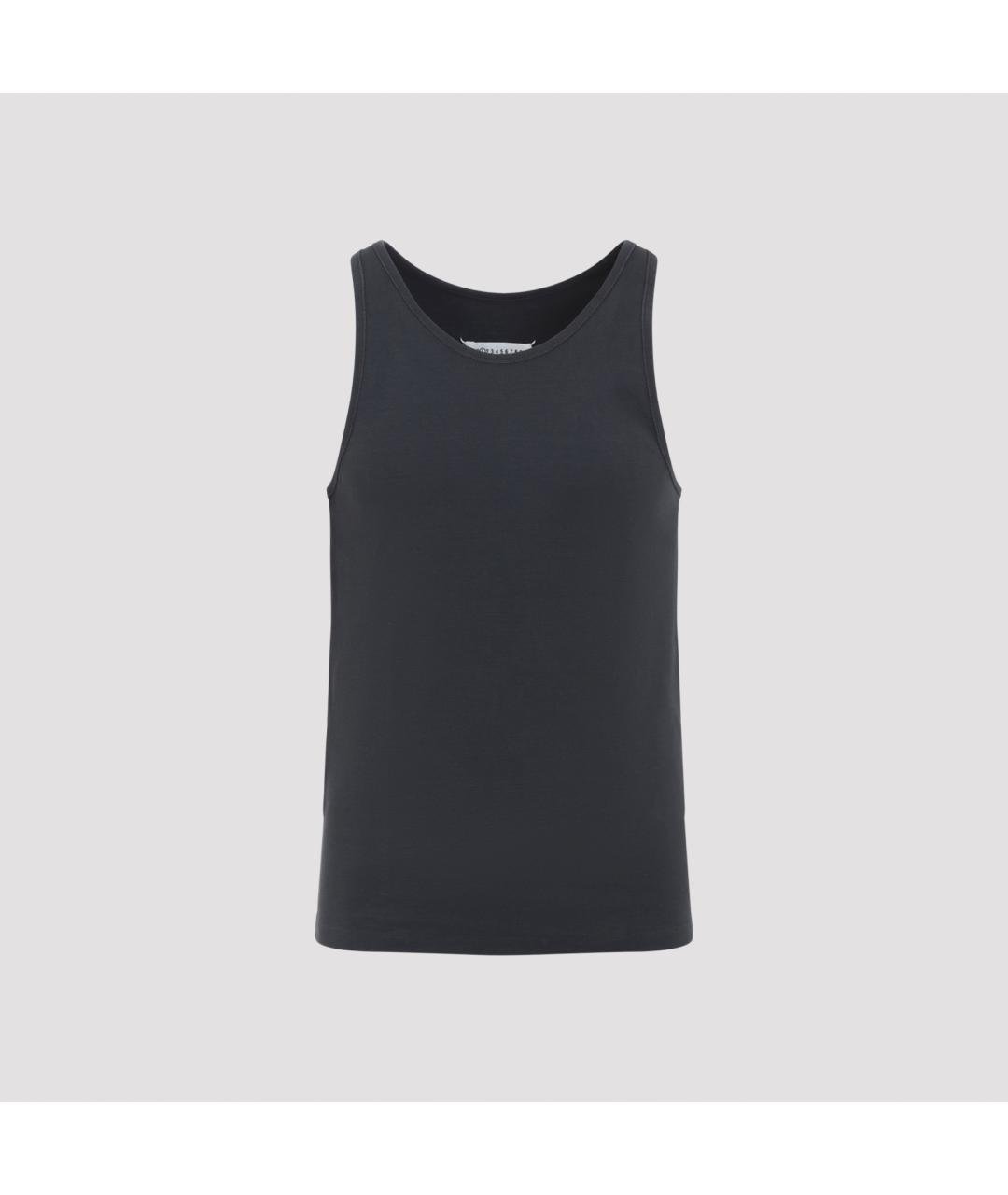 MAISON MARGIELA Серая хлопковая майка, фото 2