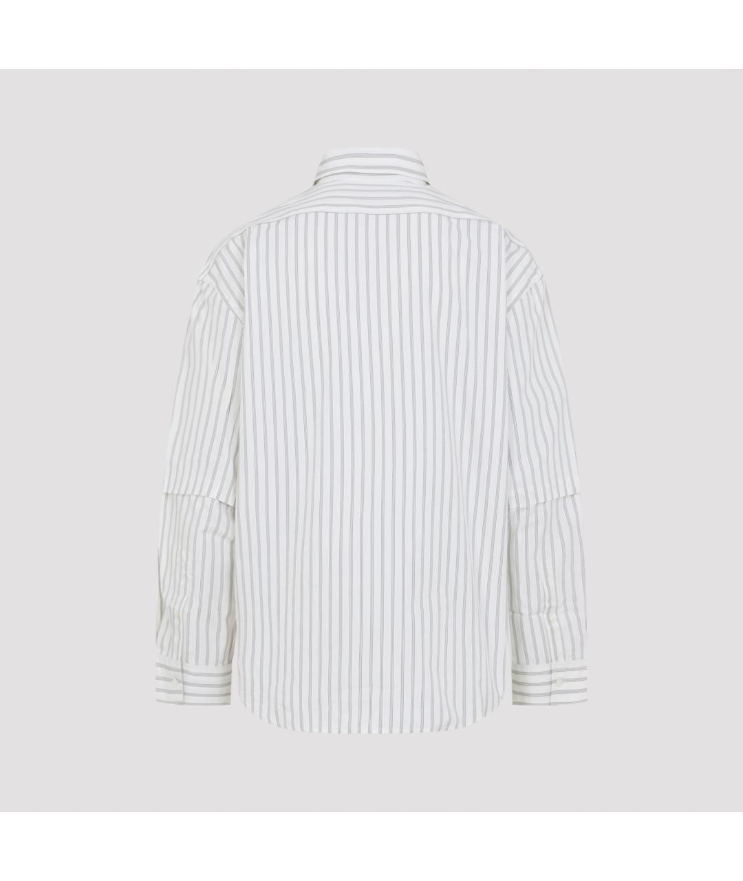 ACNE STUDIOS Белая хлопковая кэжуал рубашка, фото 3