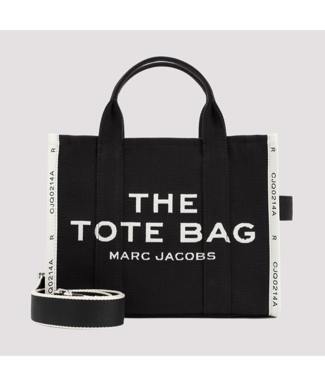 MARC JACOBS Черная тканевая сумка тоут, фото 2