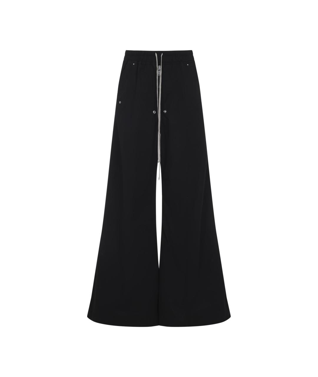 RICK OWENS DRKSHDW Черные хлопковые повседневные брюки, фото 1