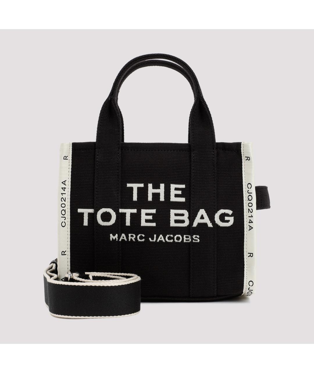 MARC JACOBS Черная тканевая сумка тоут, фото 2