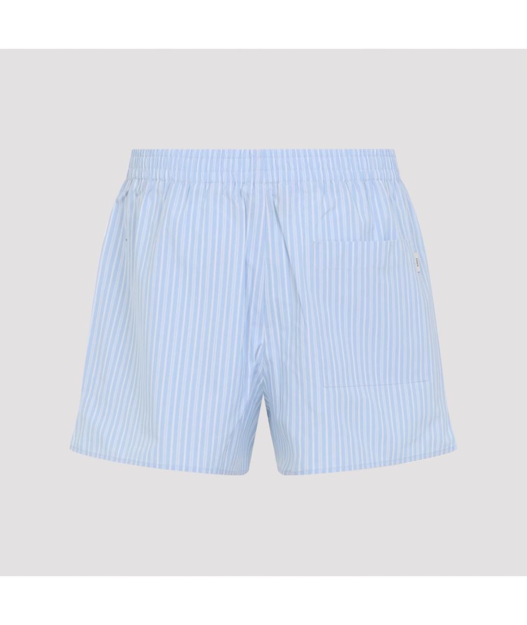 Ami Paris Синие хлопковые шорты, фото 3