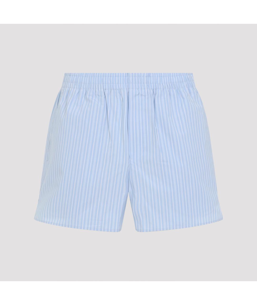 Ami Paris Синие хлопковые шорты, фото 2