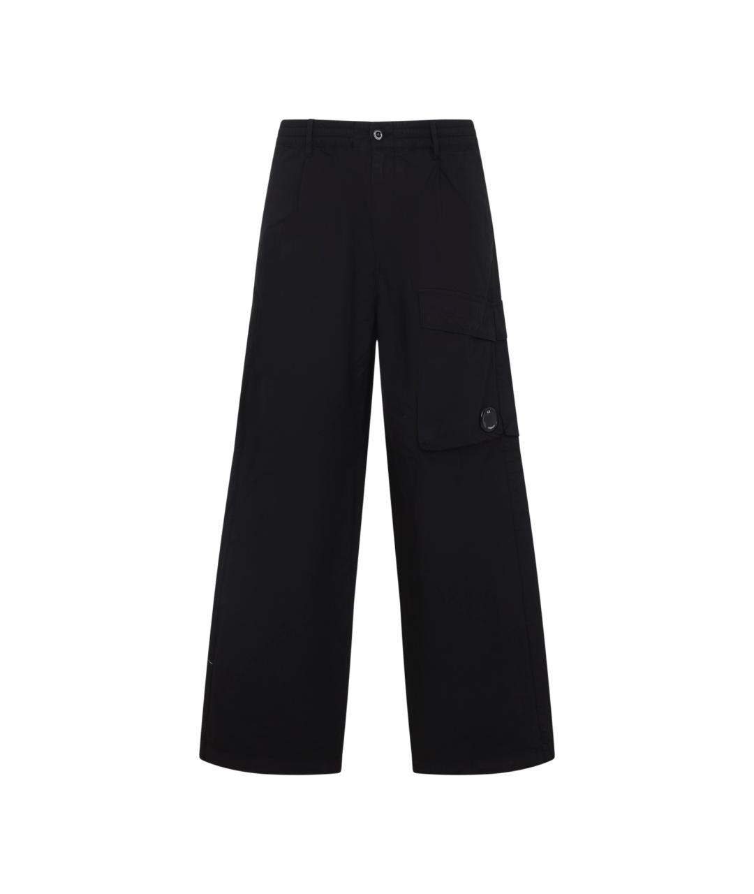 CP COMPANY Черные хлопковые повседневные брюки, фото 2