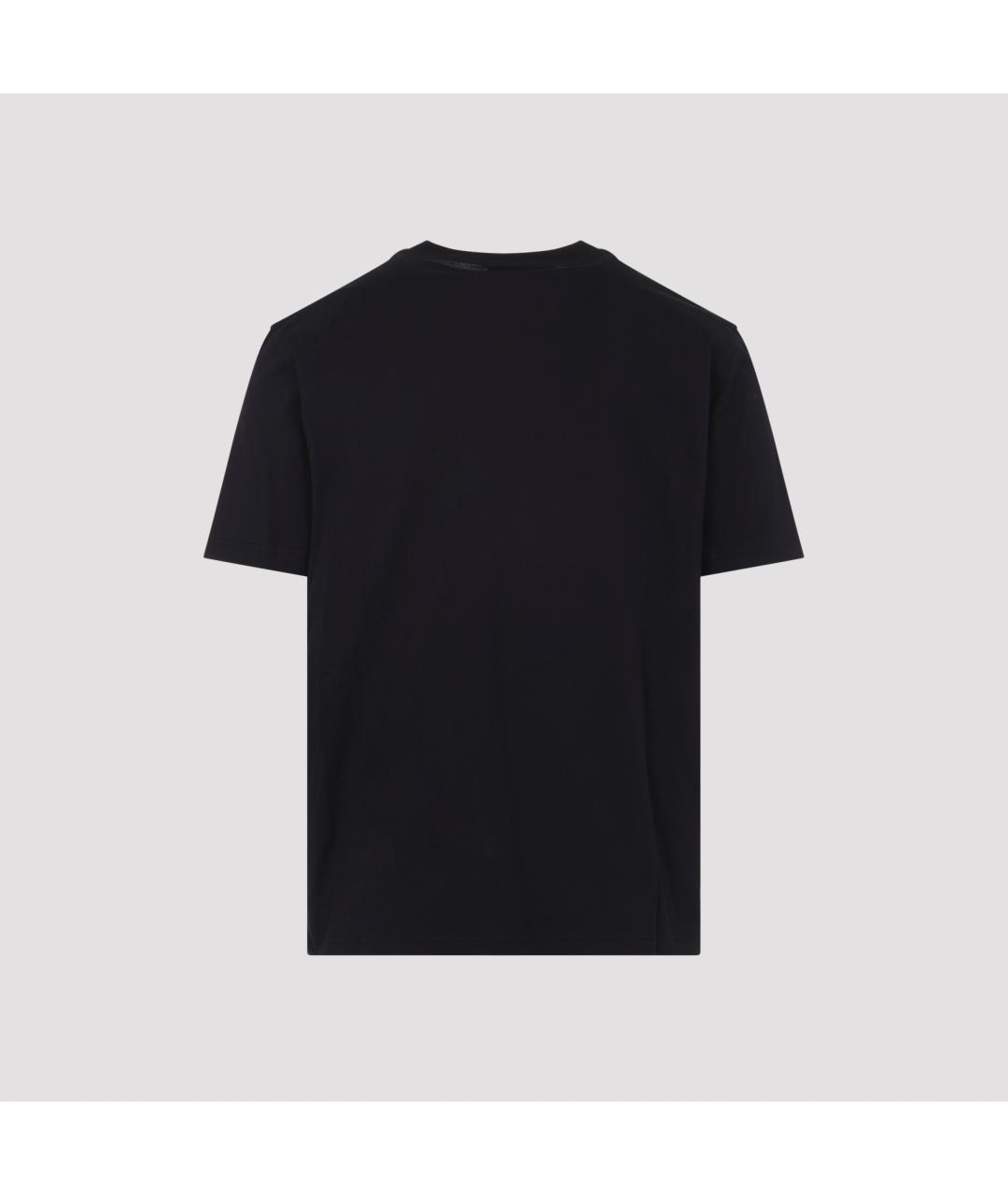 LANVIN Черная хлопковая футболка, фото 3