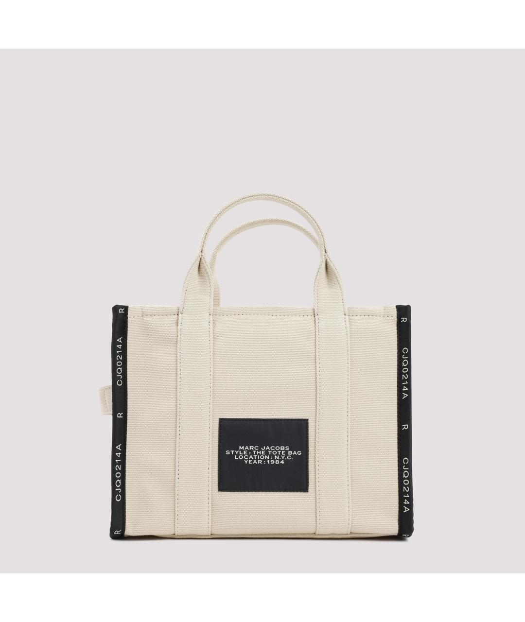 MARC JACOBS Белая тканевая сумка тоут, фото 3