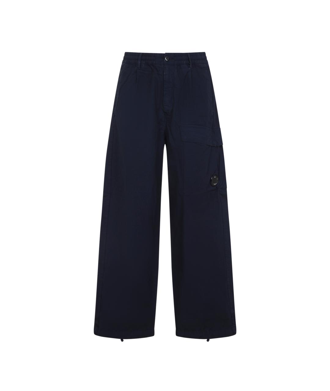 CP COMPANY Синие хлопковые повседневные брюки, фото 2
