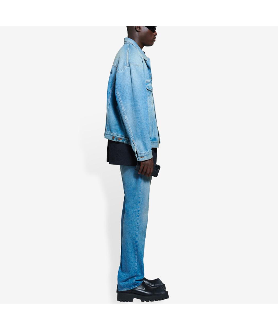 BALENCIAGA Голубая куртка, фото 5