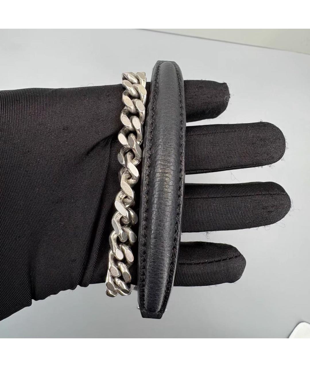 SAINT LAURENT Черная кожаная сумка через плечо, фото 8