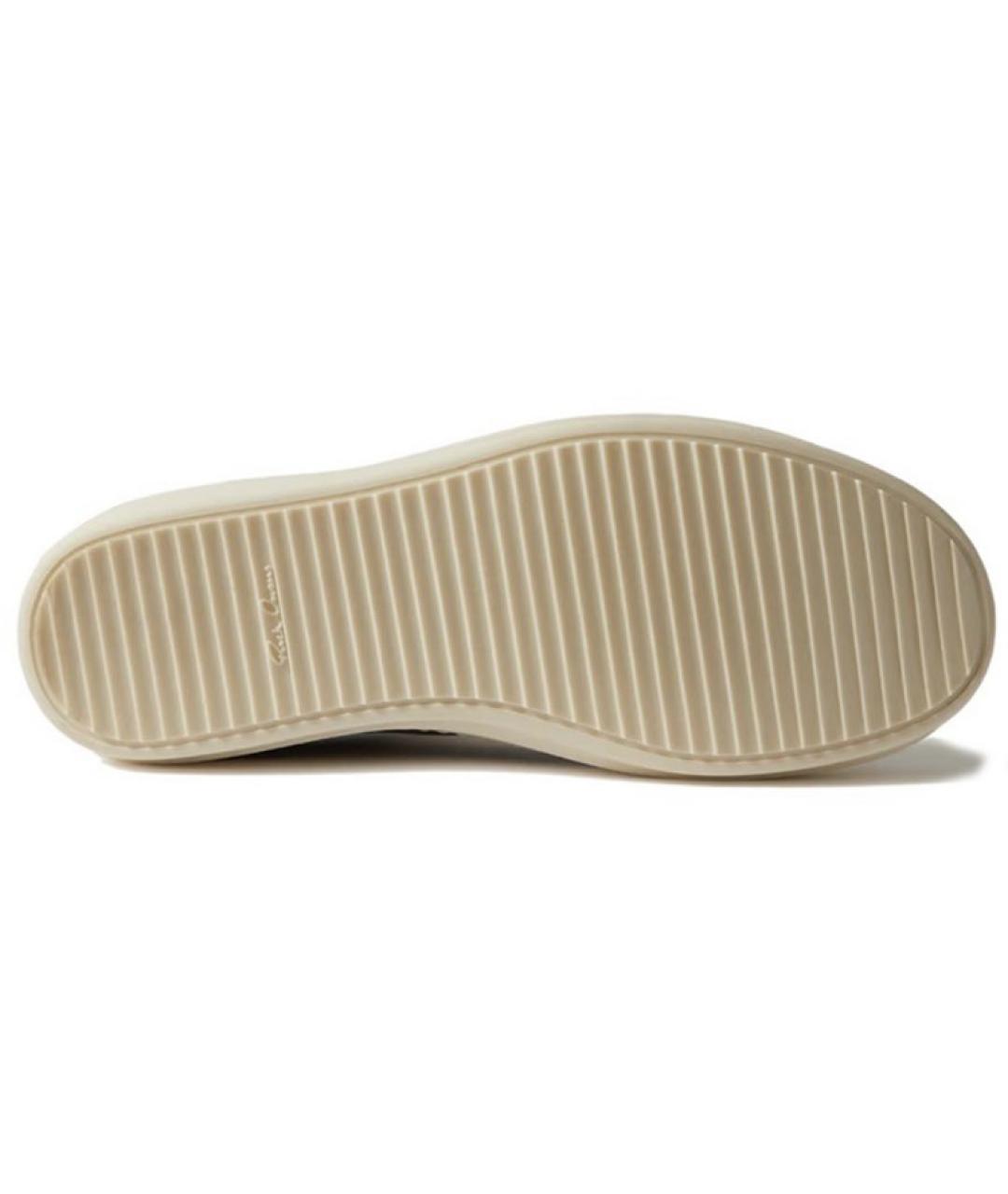 RICK OWENS Коричневые замшевые кеды, фото 5