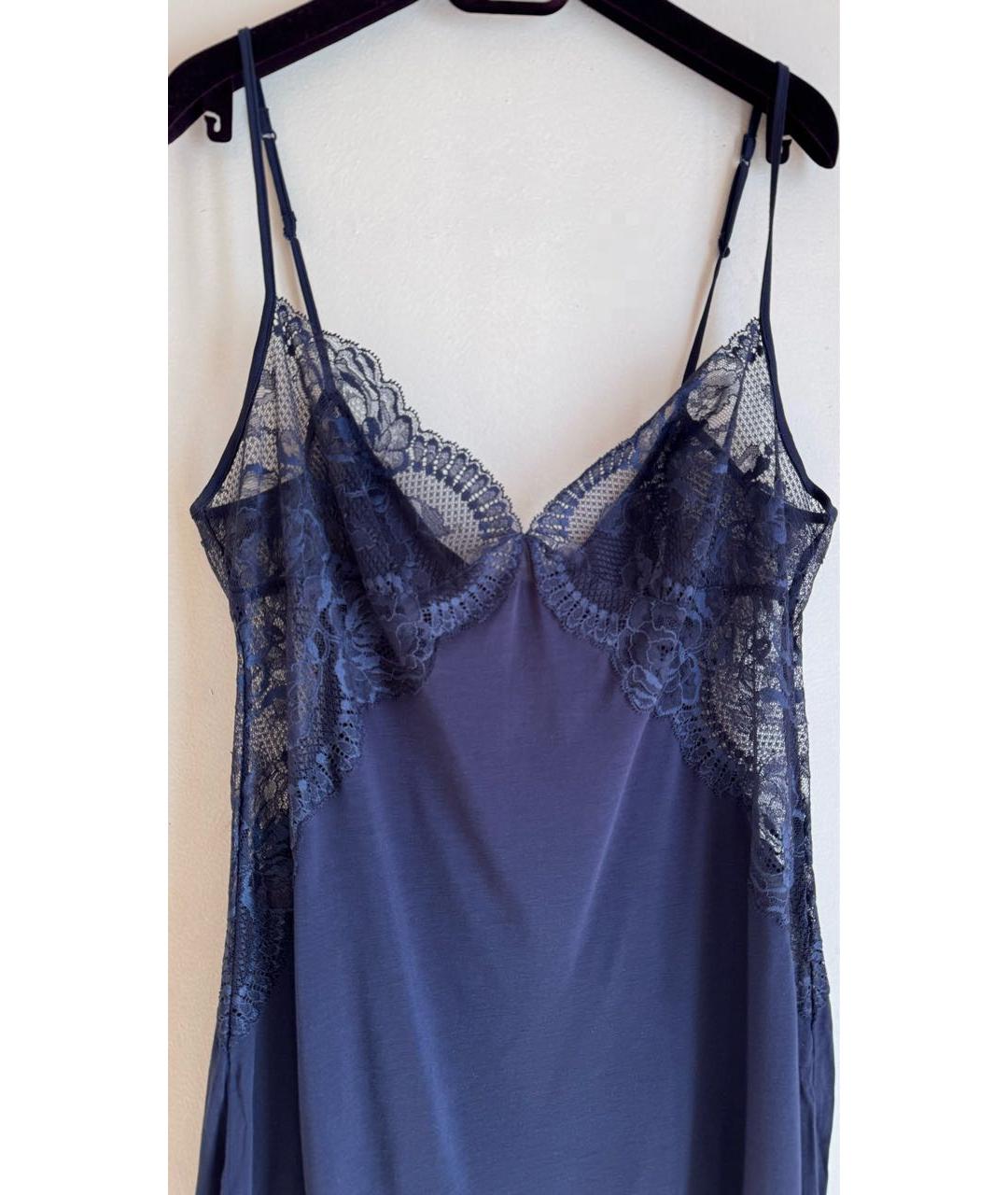 LA PERLA Темно-синяя пижамы и сорочки, фото 4