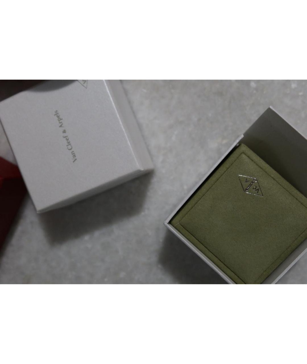 VAN CLEEF & ARPELS Белые серьги из желтого золота, фото 4